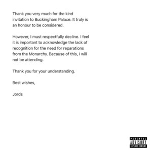 Reparations - Jords listen song